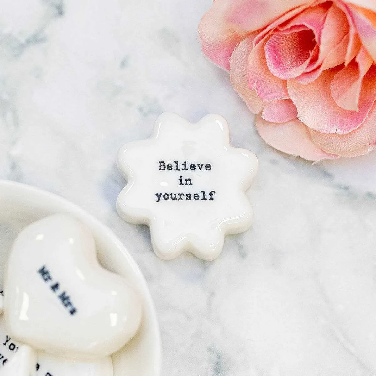 'Believe In Yourself' Flower Token>East of India Flash Sale