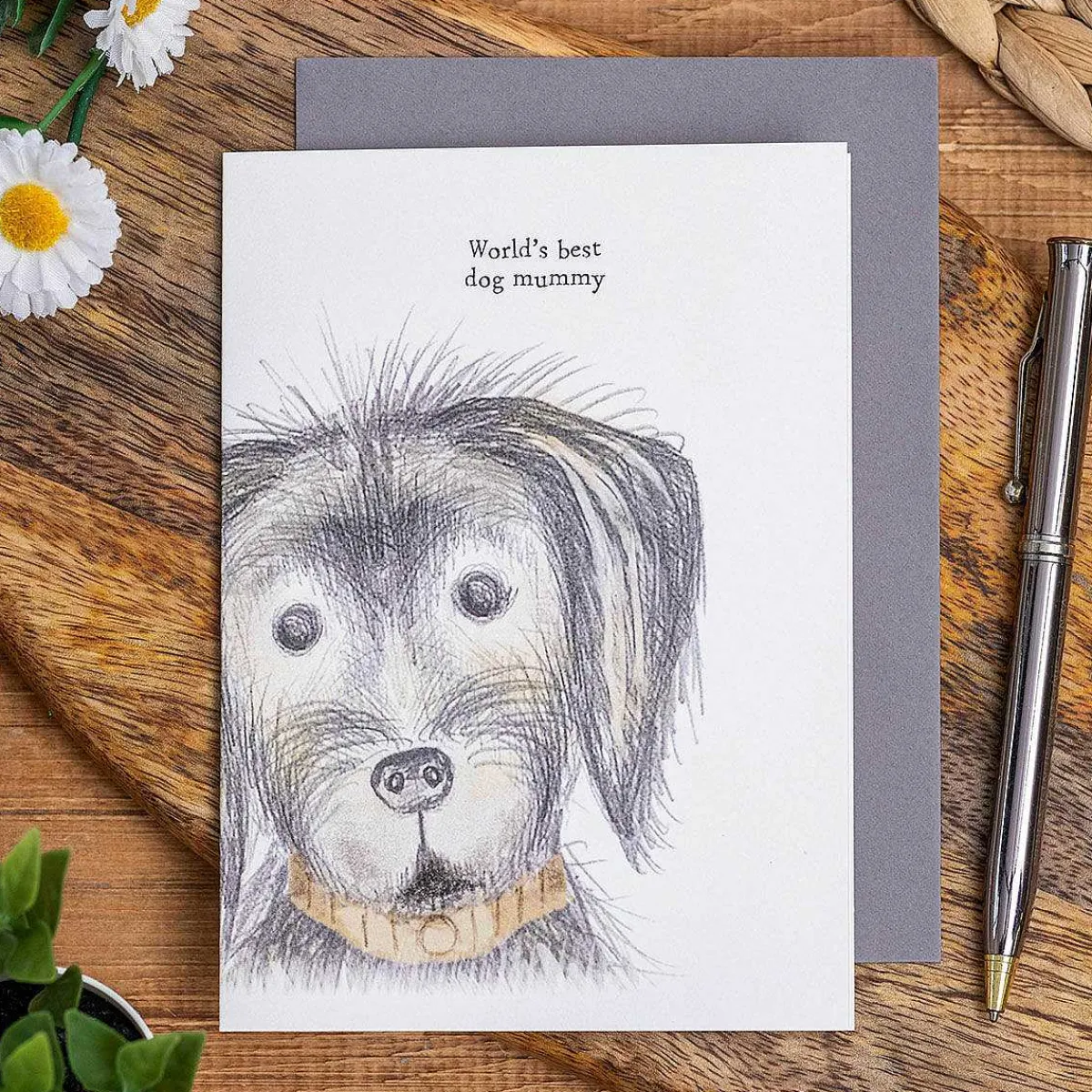 'Best Dog Mummy' Dog Card>East of India Best