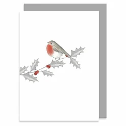 Bird And Berry Robin Greetings Card>East of India Discount
