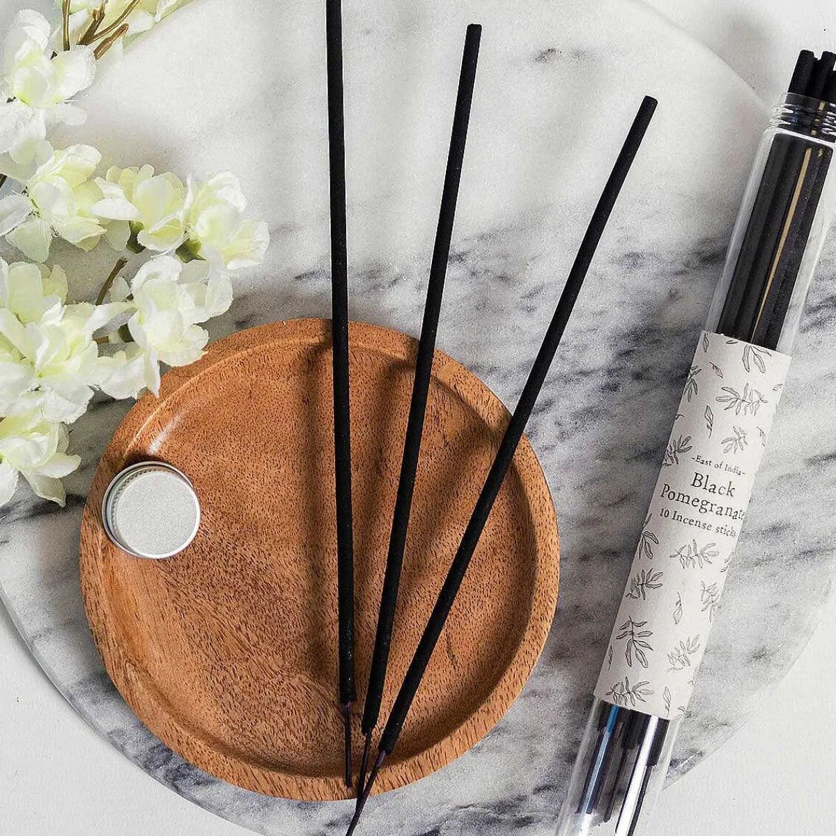 Black Pomegranate Incense Sticks>East of India Sale