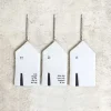 'Bless This Home' Medium House Hanger Porcelain Sign>East of India Best