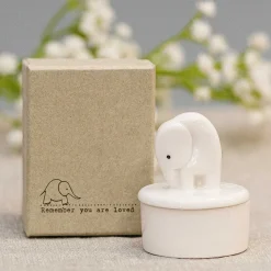 Elephant Little Porcelain Pot>East of India Shop