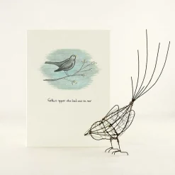 'Feathers Appear' Bird Card>East of India New