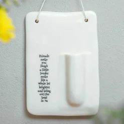 'Friends Make You Laugh' Wall Vase><noscript><img width=