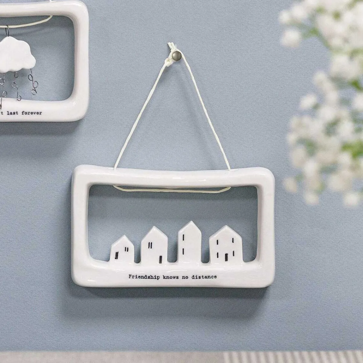 'Friendship Knows No Distance' Porcelain Open Frame>East of India Online