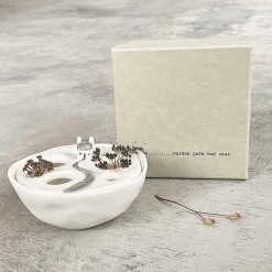 Garden Path Flat Bud Vase>East of India Store