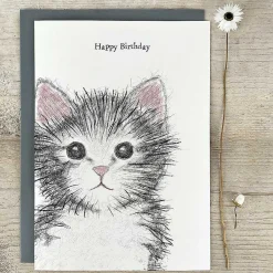 'Happy Birthday' Cat Extra Large Birthday Card><noscript><img width=