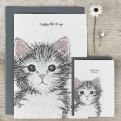 'Happy Birthday' Cat Extra Large Birthday Card><noscript><img width=