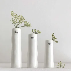'Happy Ever After' Trio Of Bud Vases><noscript><img width=