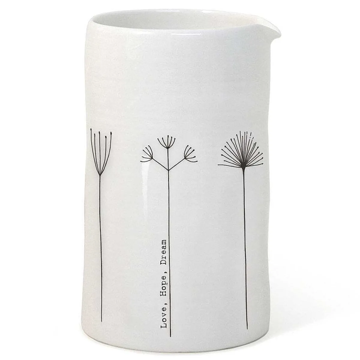 Hedgerow 'Love Hope Dream' Large Jug>East of India Best