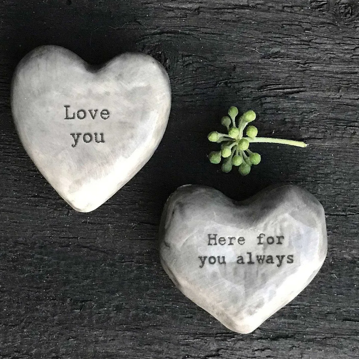 'Here For You Always' Heart Token>East of India Cheap