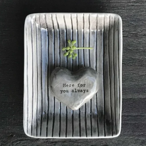 'Here For You Always' Heart Token>East of India Cheap