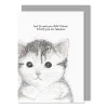 'I Think You Are Fabulous' Cat Card>East of India Cheap