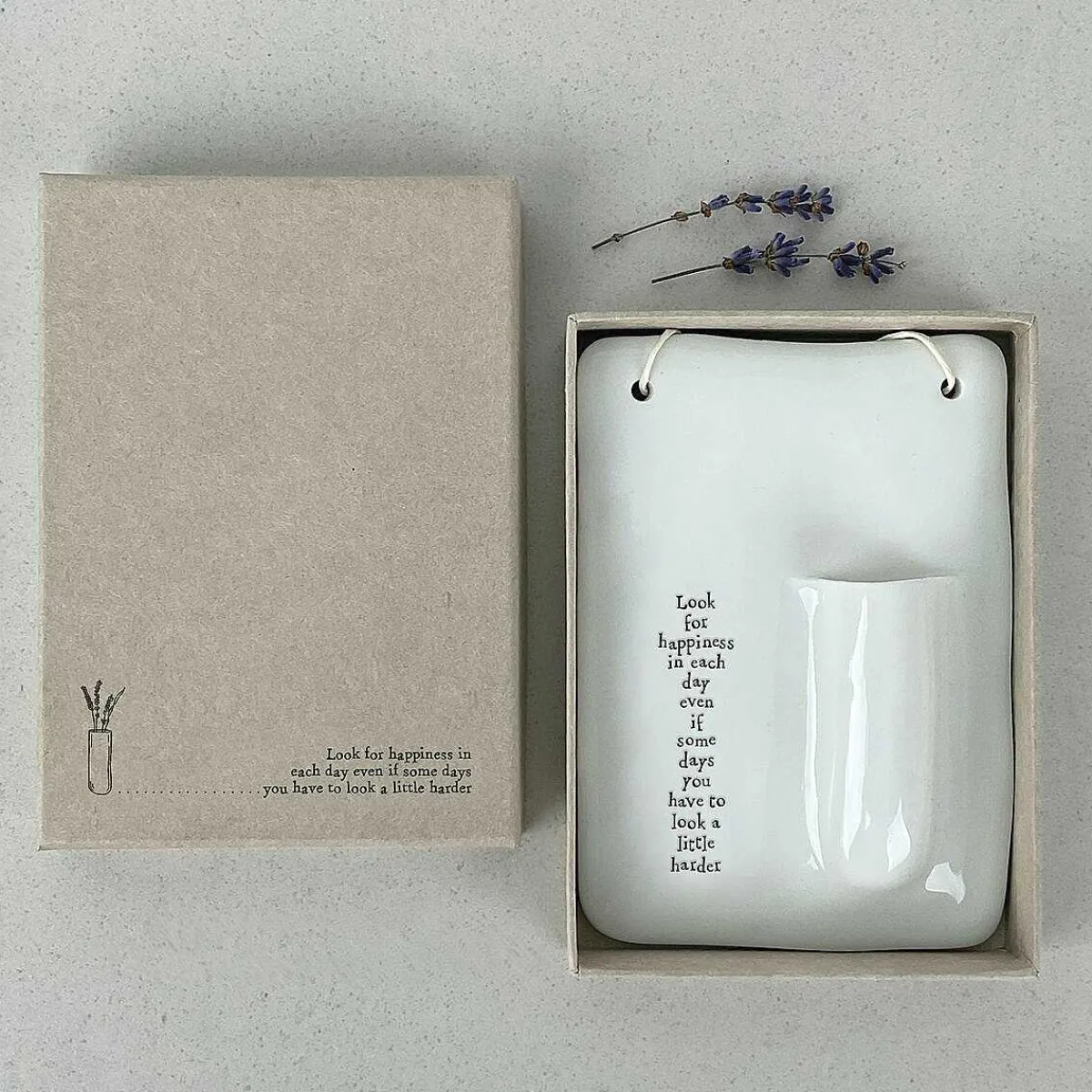 'Look For Happiness' Wall Vase>East of India Discount