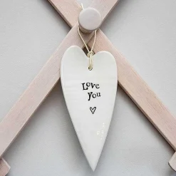 Love You Porcelain Heart>East of India Flash Sale