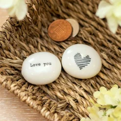 'Love You' Sentimental Pebble><noscript><img width=