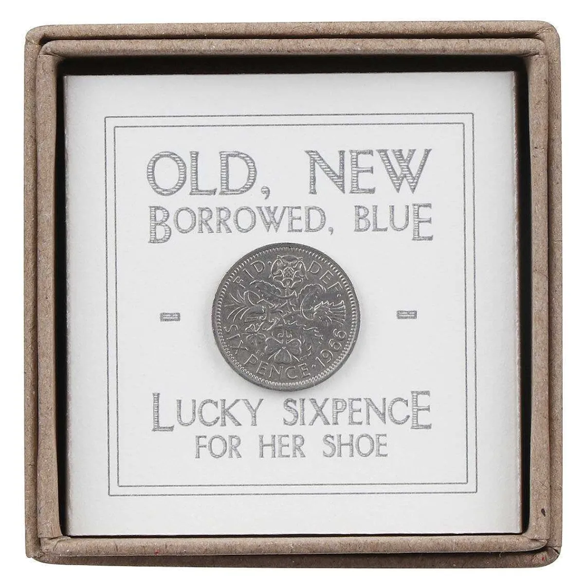 Lucky Sixpence For Her Shoe Small Box>East of India Sale
