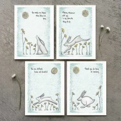 'Make Me Happy' Hare Card>East of India New