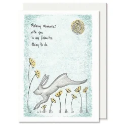 'Making Memories With You' Hare Card>East of India Fashion