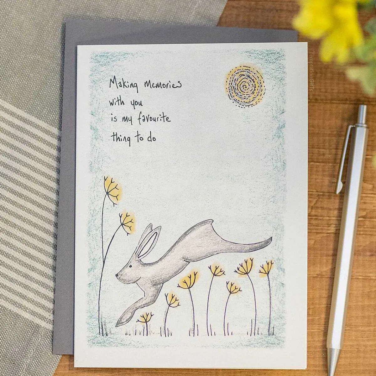 'Making Memories With You' Hare Card>East of India Fashion