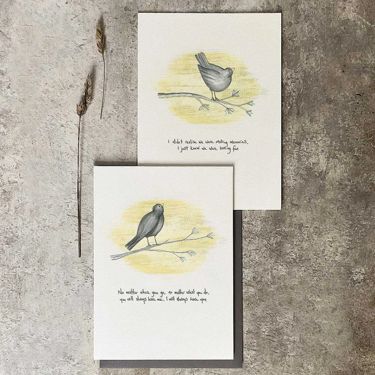 'Making Memories' Bird Card>East of India Sale
