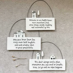 'May Your Home' Porcelain Hanging Scene>East of India Sale