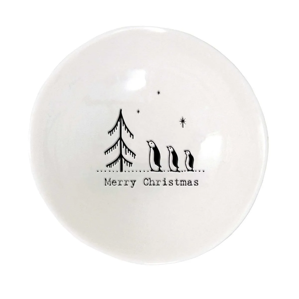 'Merry Christmas' Small Wobbly Bowl>East of India Fashion