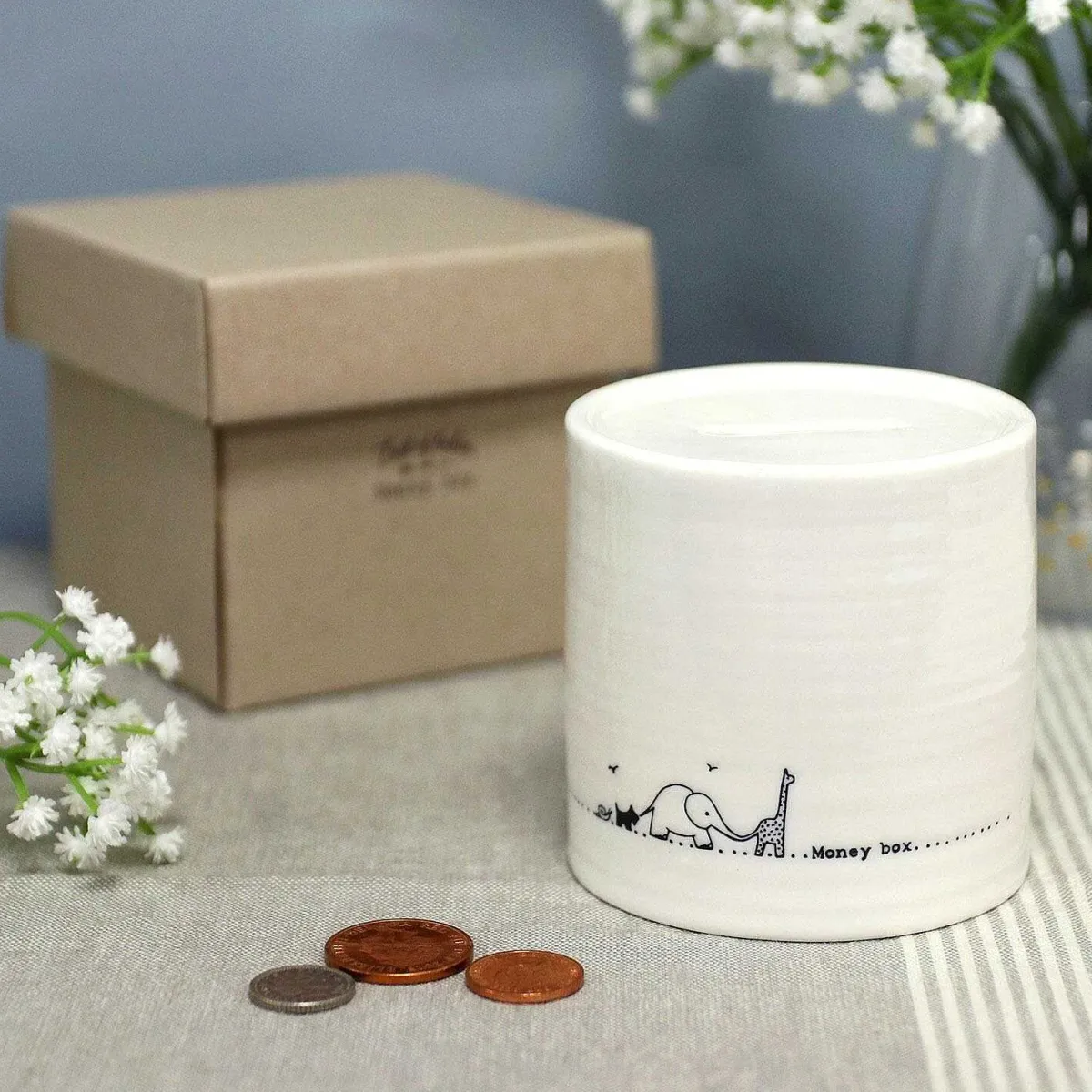 Nursery Animals Porcelain Money Box>East of India Store