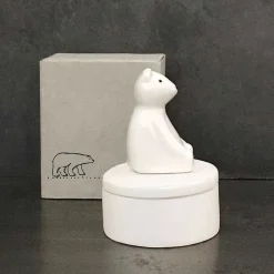 Polar Bear Little Porcelain Pot>East of India Cheap