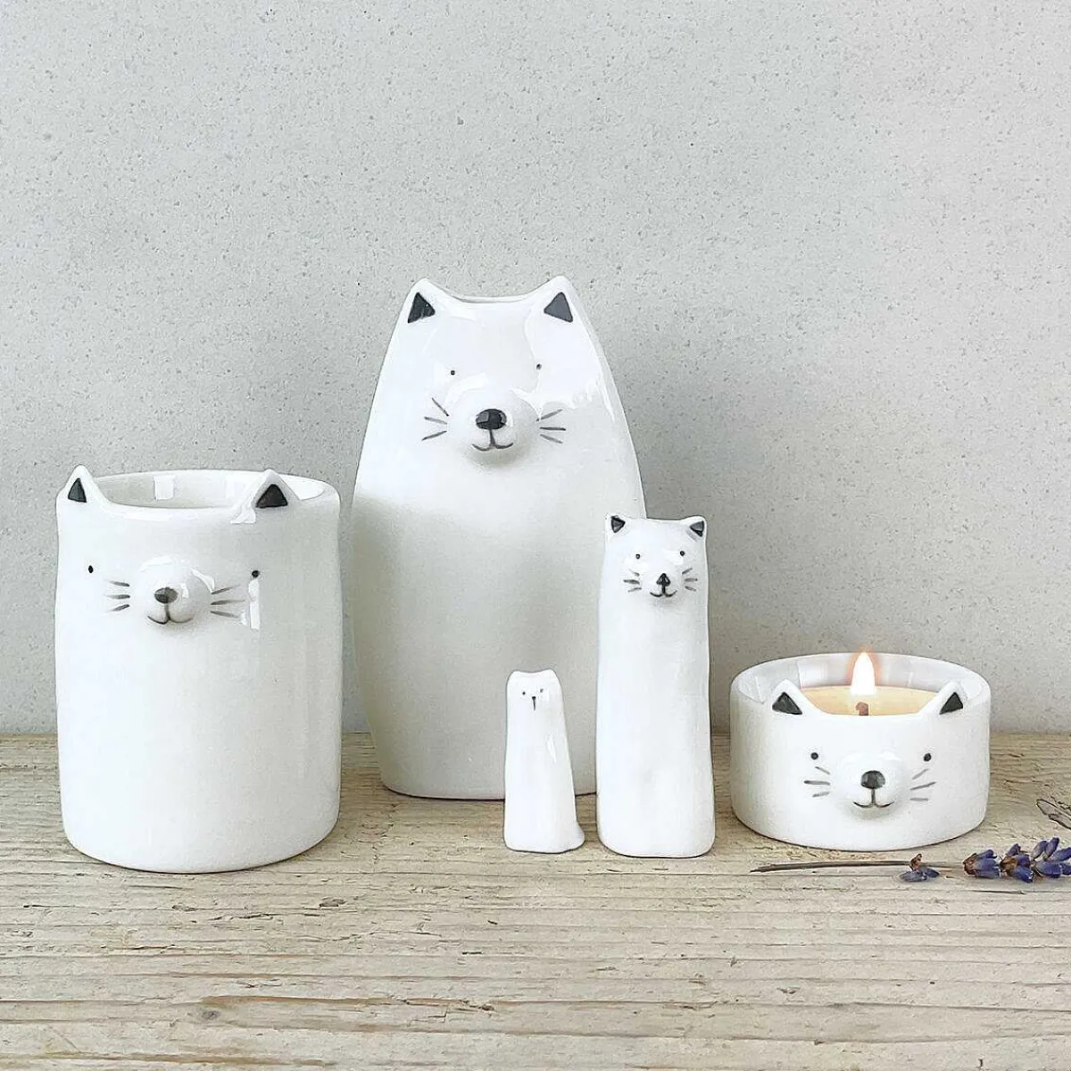 Round Animal Cat Pot>East of India Cheap