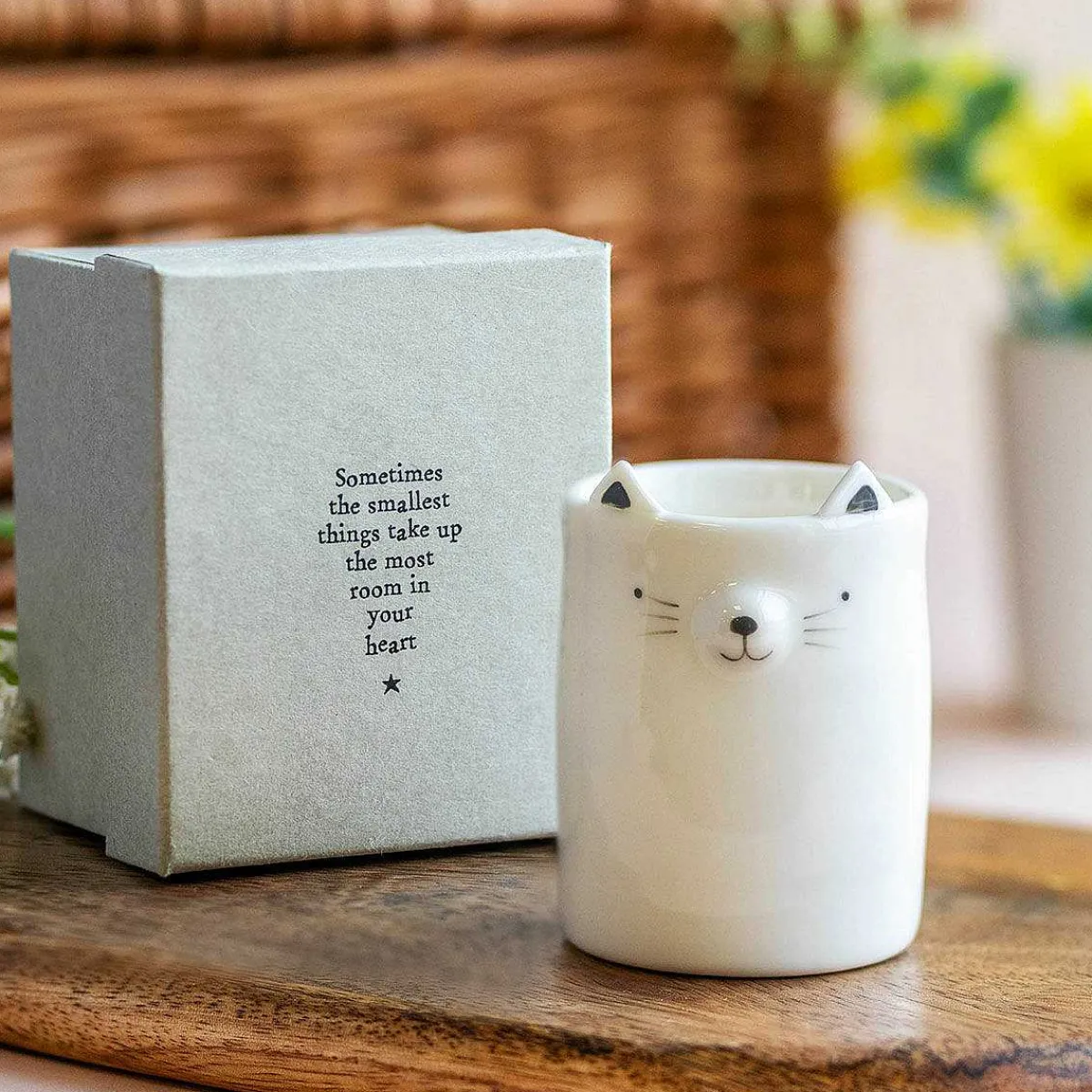 Round Animal Cat Pot>East of India Cheap