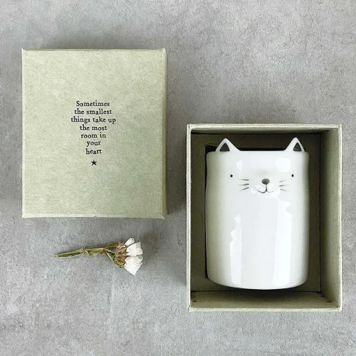 Round Animal Cat Pot>East of India Cheap