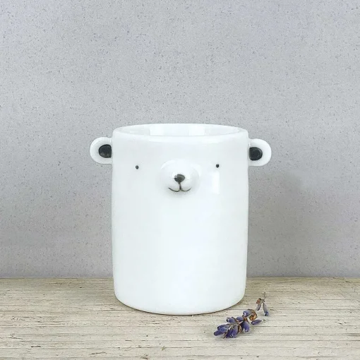 Round Animal Bear Plant Pot>East of India Fashion
