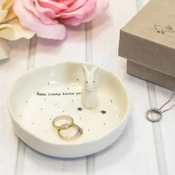 'some Bunny Loves You' Boxed Jewellery Dish>East of India New