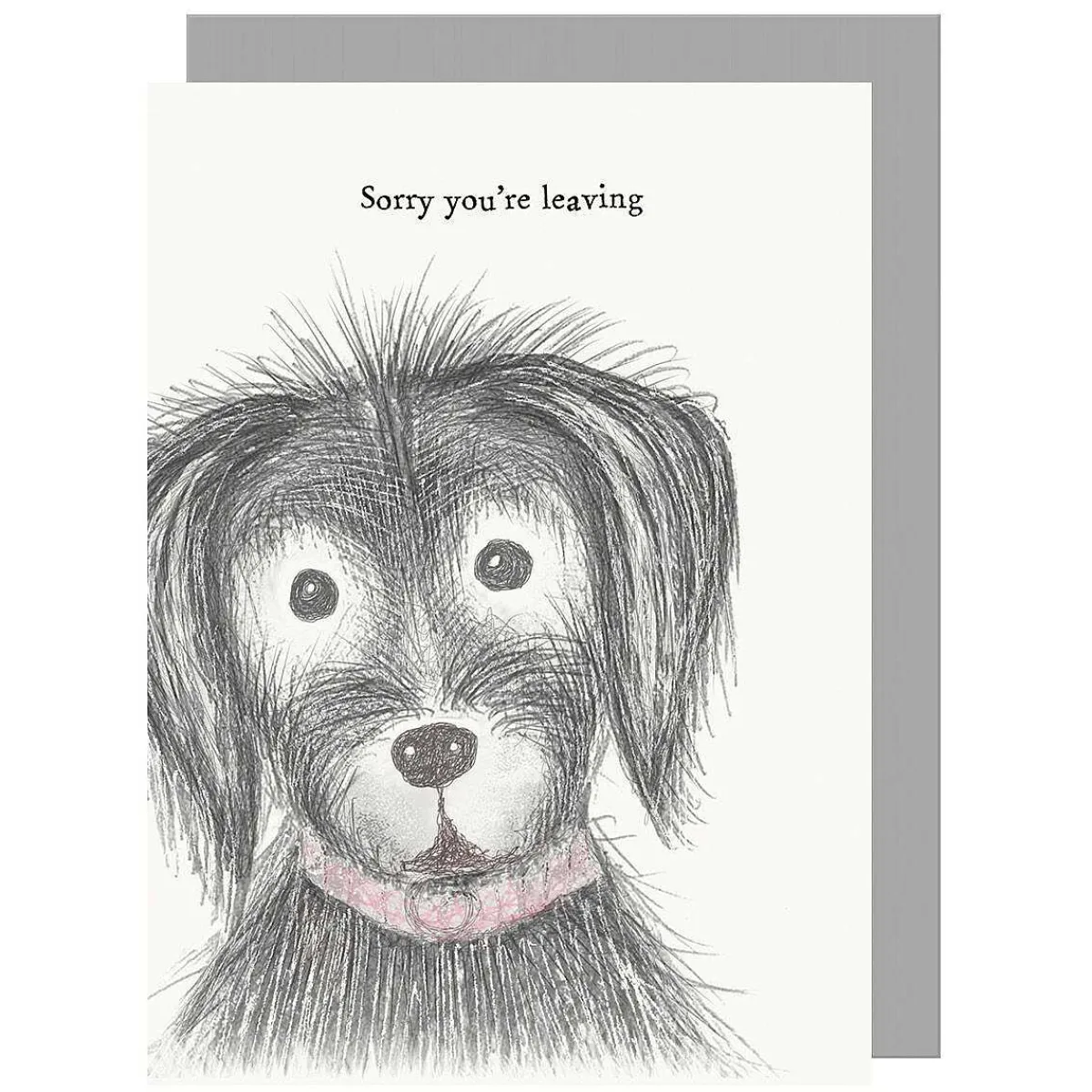 'sorry You Are Leaving' Dog Extra Large Greetings Card>East of India Discount