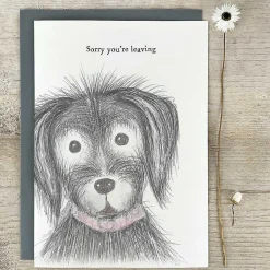'sorry You Are Leaving' Dog Extra Large Greetings Card>East of India Discount
