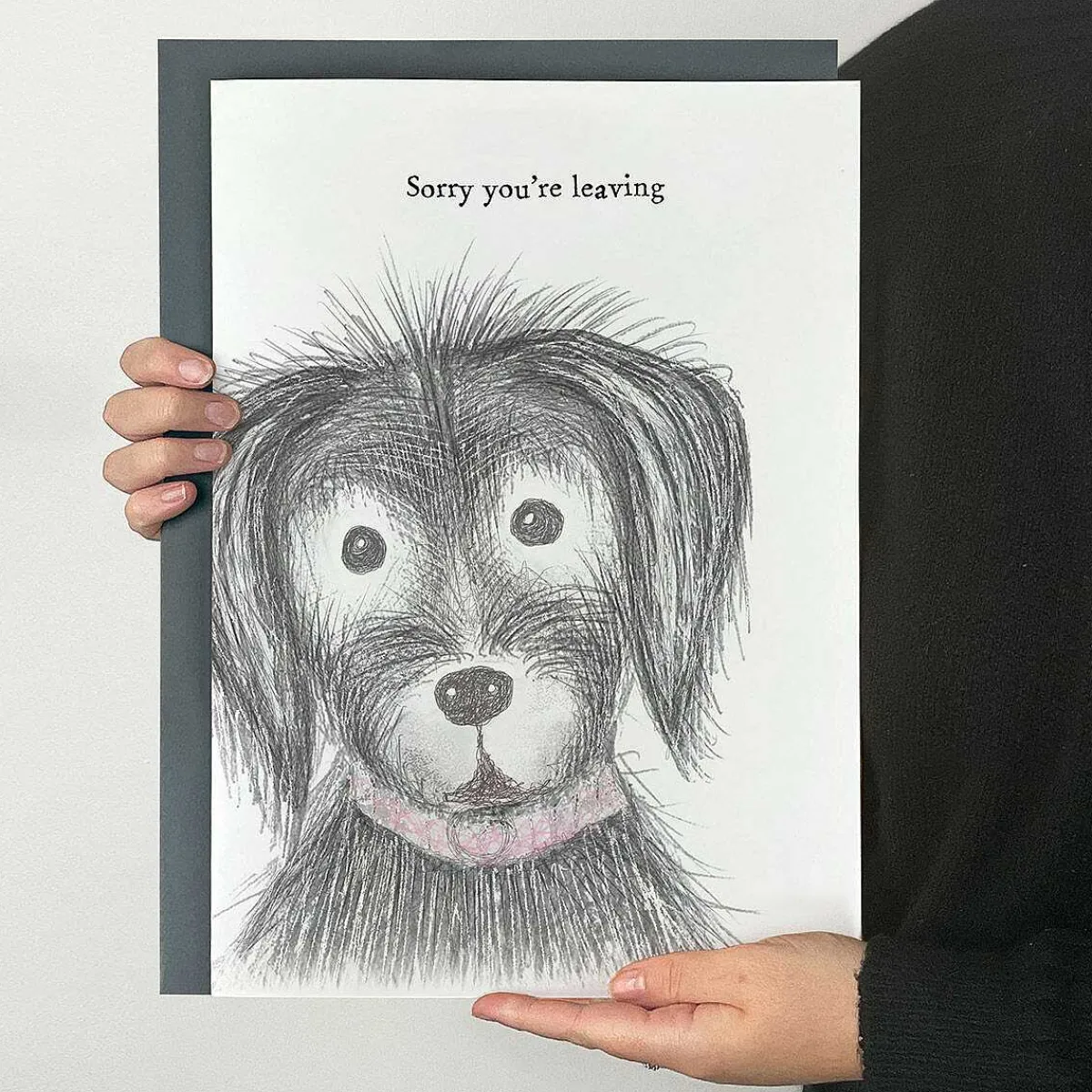 'sorry You Are Leaving' Dog Extra Large Greetings Card>East of India Discount