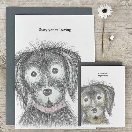'sorry You Are Leaving' Dog Extra Large Greetings Card>East of India Discount