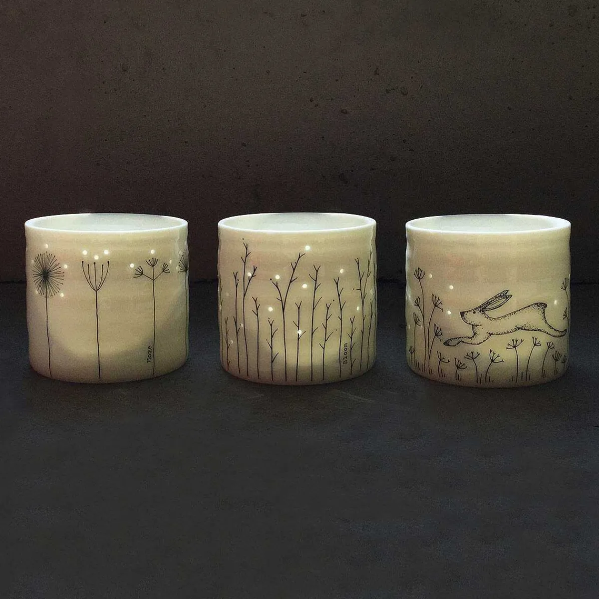 'sprig' Tea Light Holder>East of India New