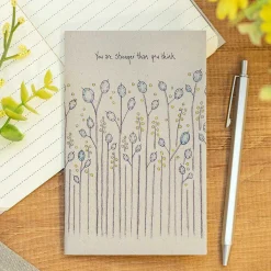 'stronger Than You Think' Small Lined Notebook><noscript><img width=