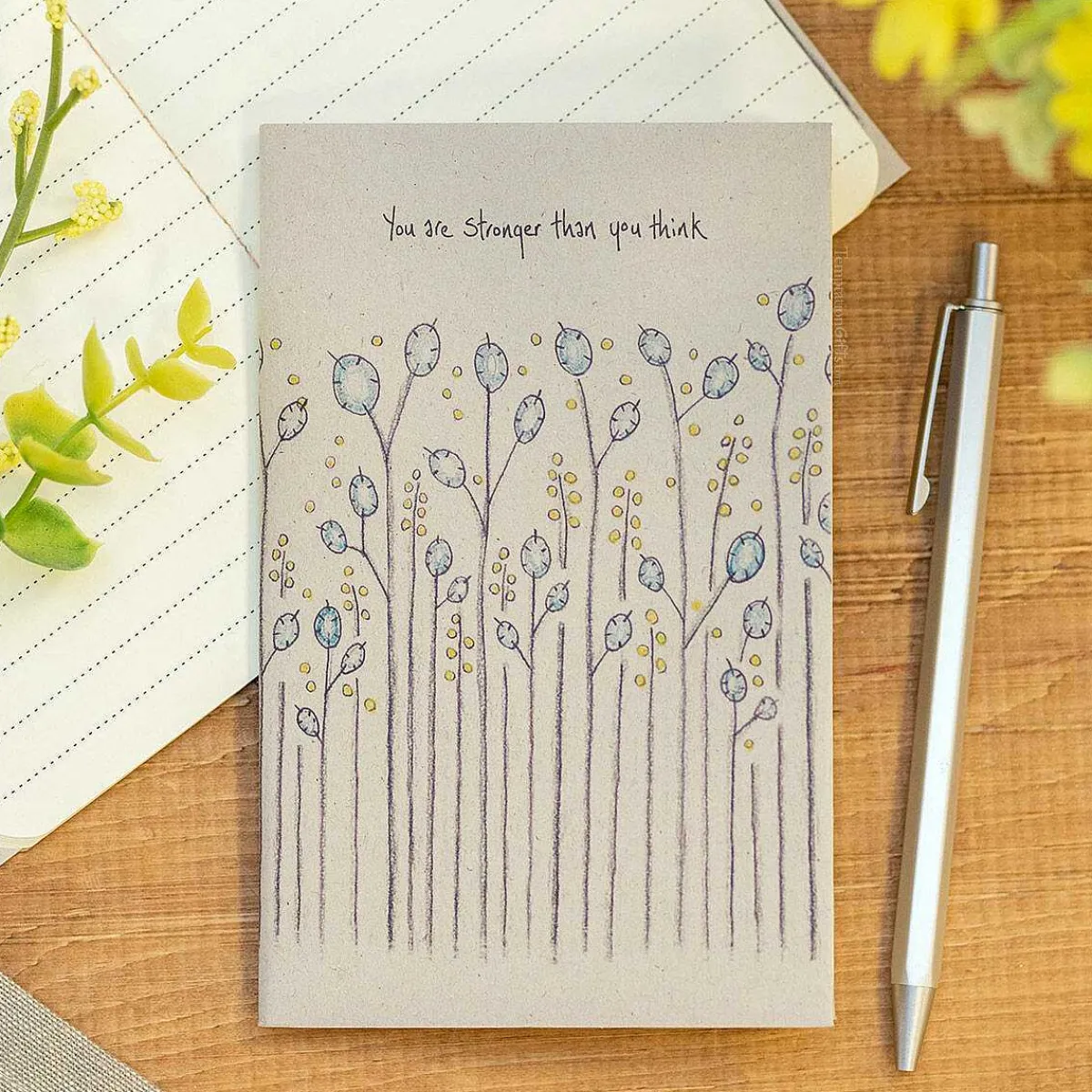 'stronger Than You Think' Small Lined Notebook>East of India Best Sale