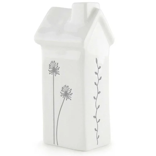 Tall House Flower Vase>East of India Fashion