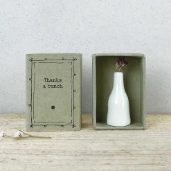 'Thanks A Bunch' Matchbox Vase><noscript><img width=
