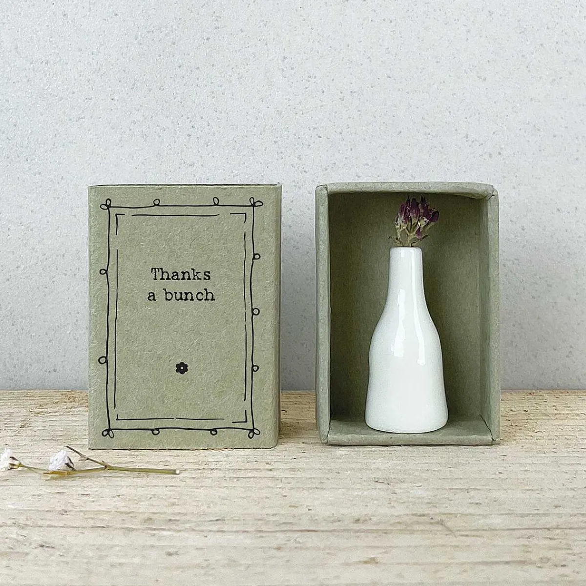 'Thanks A Bunch' Matchbox Vase>East of India Flash Sale