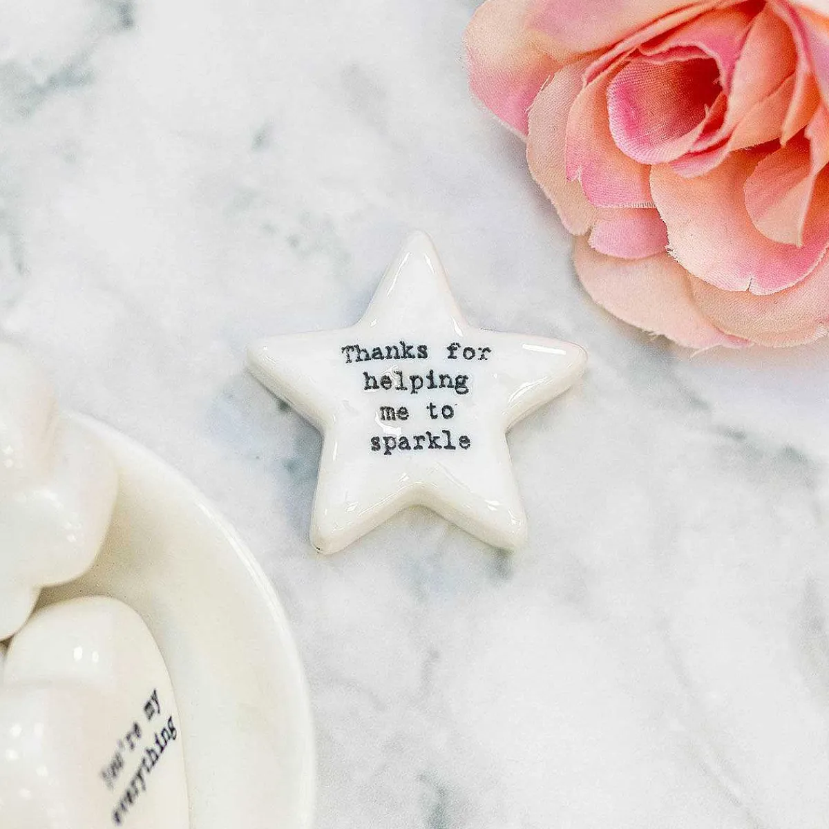 'Thanks For Helping Me Sparkle' Star Token>East of India New