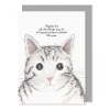 'Thanks For All The Things' Cat Card>East of India Discount