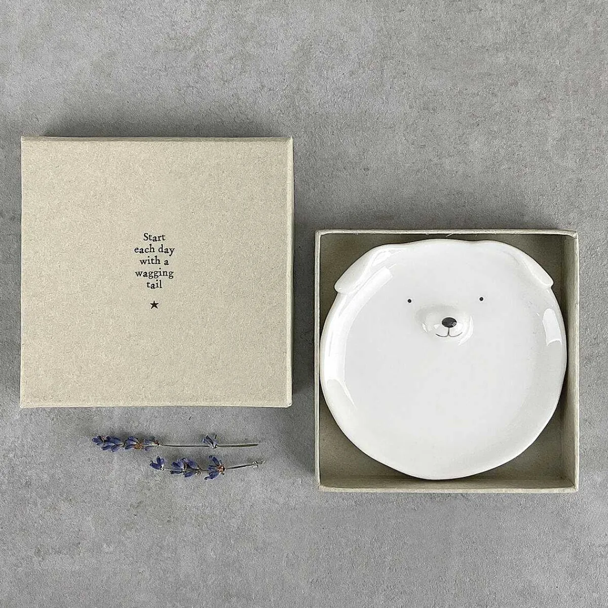 Trinket Dish Dog>East of India Hot