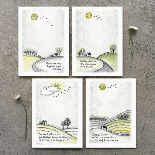 'Troubles Be Less' Countryside Card>East of India Hot