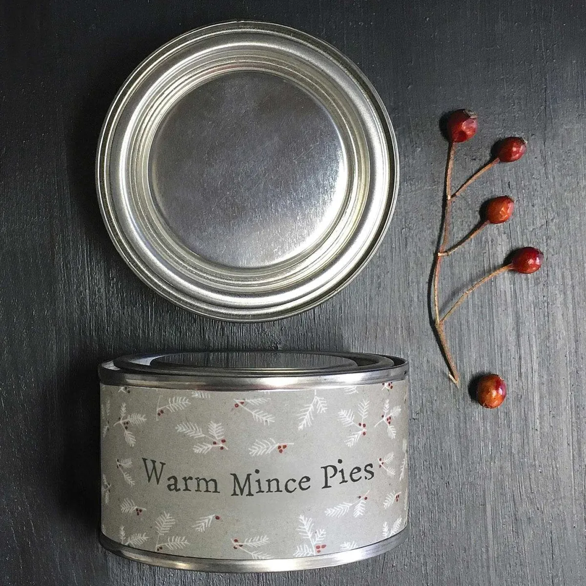 'Warm Mince Pies' Christmas Candle>East of India Online