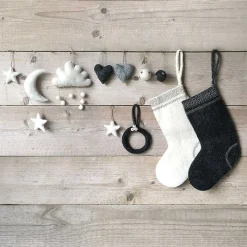 White Felt Moon & Stars Decoration></noscript>East of India Sale